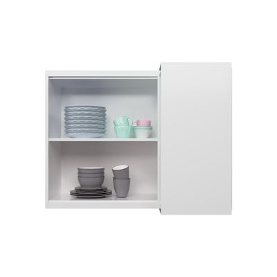 Armário Aéreo de Canto Évora 1 PT Branco Ártico
