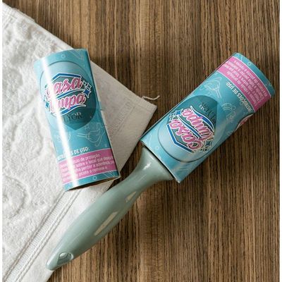 Kit De Rolo Adesivo Com Refil De Folhas - Lyor