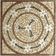 Mandala Mosaico Floral Rosone Venezia Quadrado Tamanho 120cm