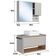 Conjunto Armario E Gabinete 80cm Com Cuba Mel Arenas Proddy Mel Arenas