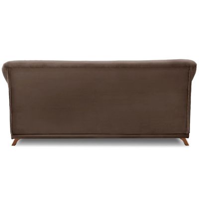 Sofa 2 Lugares Retro Polo 180cm Com Almofada Veludo 2231 Ezz 2231