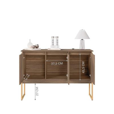 Buffet Classico 3 Portas Affara Dourado