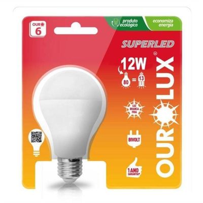 Kit 10 Lampada Led 12w E27 Luz Branca Fria 6500k Ourolux