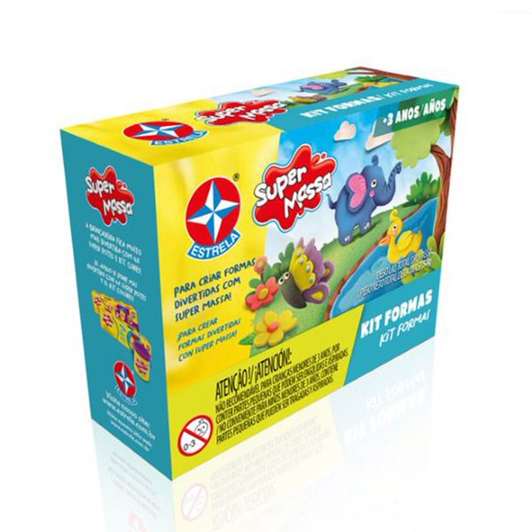Super Massa Estrela Kit Formas
