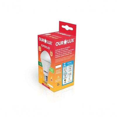 Lâmpada Superled Bulbo Ouro 4,7w Bivolt 6500k - Ourolux