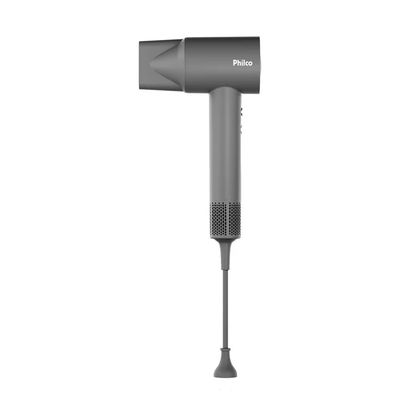 Secador de Cabelos Philco PSC3600 com 2 Temperaturas e 1600W Cinza / 220V