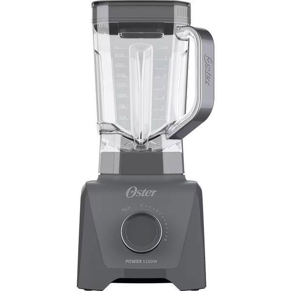 Liquidificador Oster 1100 Full OLIQ606 com 12 Velocidades - 1.100W Cinza / 220V