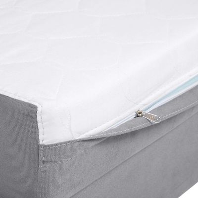 Sofá Cama Castor Solteiro Salerno Max Suede Cinza