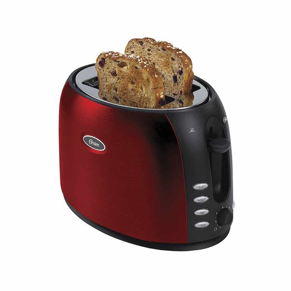 Torradeira Oster Chrome Vermelha Inox - 800W 220V