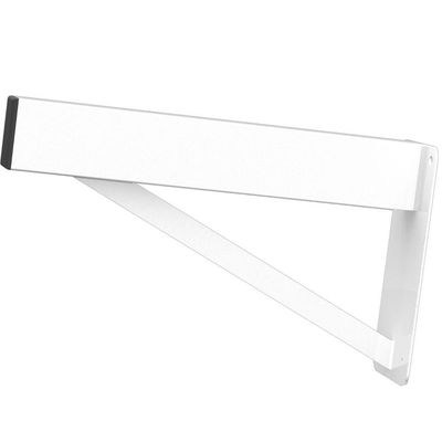 5 Suportes Pia Parafusar Bancada Aparador 30 Cm Branco
