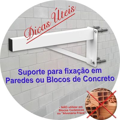 5 Suportes Pia Parafusar Bancada Aparador 30 Cm Branco