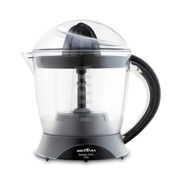 Espremedor de Frutas Britânia Bellagio Maxx 1,5L Preto 35W - 127V Espremedor de Frutas Britânia Bellagio Maxx 1,5L Preto 35W - 127V
