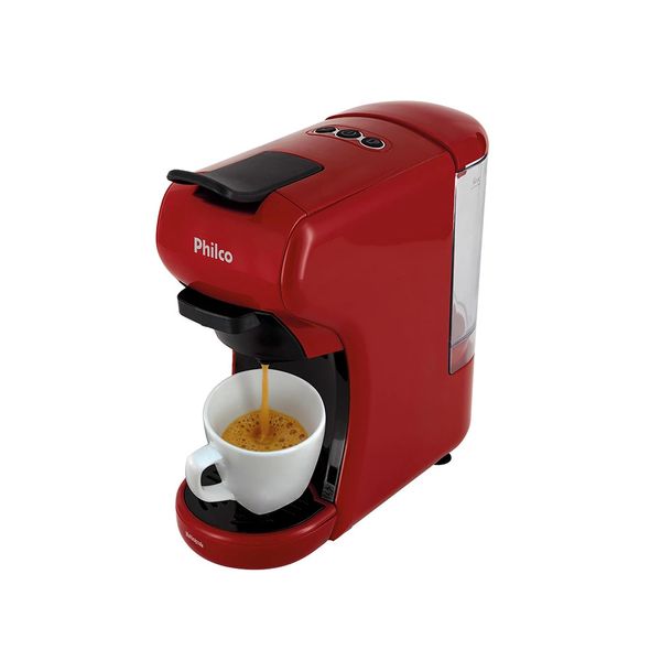 Cafeteira Expresso Multicápsula Philco PCF19VP Vermelha - 127V