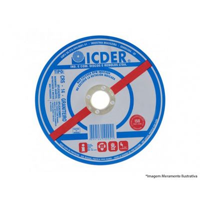 Disco Corte Refrat 9X1/8X7/8 2 Telas Crs14
