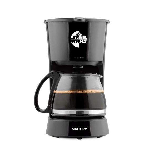 Cafeteira Elétrica Mallory StarWars 16 Xícaras Preta - 220V Cafeteira Elétrica Mallory StarWars 16 Xícaras Preta - 220V