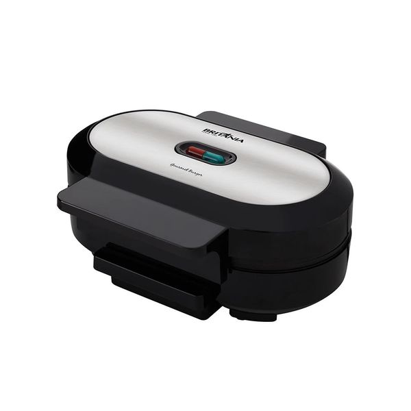 Grill Gourmet Britânia Burguer Preto - 220V