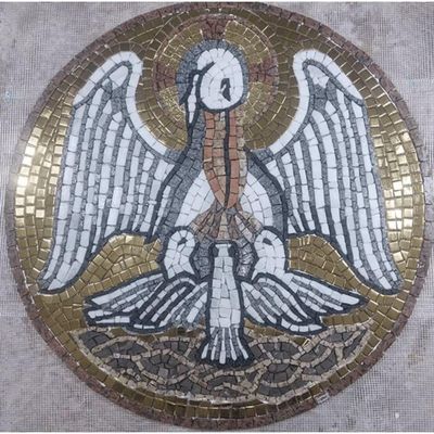 Símbolo Sacro Ii Pelicano Eucarístico - Simbolo Cristão Tamanho 120cm