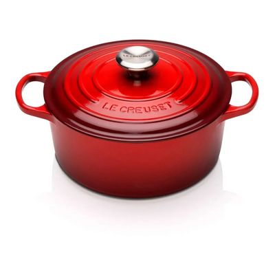 PANELA REDONDA LE CREUSET 24CM SIGNATURE AMARELO NÉCTAR