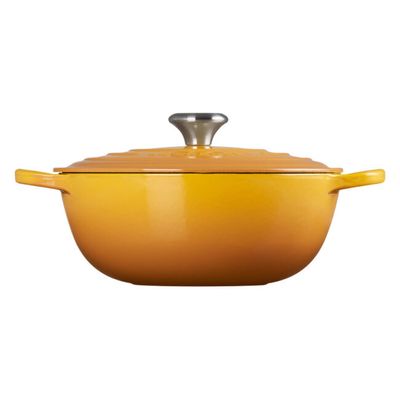 PANELA MARMITA LE CREUSET SIGNATURE 26CM AMARELO NÉCTAR