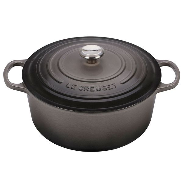 PANELA REDONDA LE CREUSET 24CM SIGNATURE Cinza