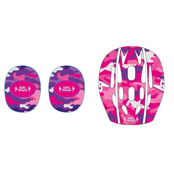 Kit de Proteção Girl Power Multikids - BR1632 BR1632 Kit de Proteção Girl Power Multikids - BR1632 BR1632