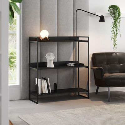 Aparador Industrial 3 Prateleiras Córdoba 95cm Preto