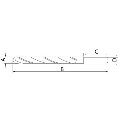 Broca Para Aço 6.75x109 Mm Din 338 Tramontina