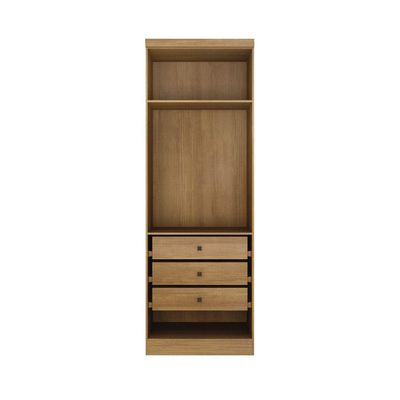 Modulo De Casal Safira Para Guarda-roupa Clic Móveis Cumaru