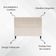 Cabeceira Cama Ivy Para Cama Queen 160 Cm Suede Bege, Suede