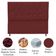 Cabeceira Solteiro Cama Box Estofada 90 Cm Suede Bela bordô