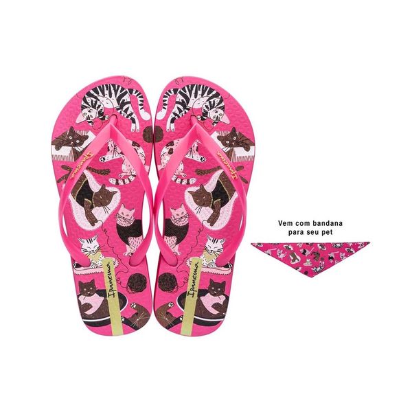 Sandália Ipanema Meu Pet Style Rosa/Rosa 36