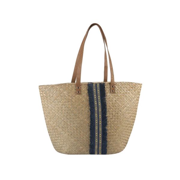 Bolsa Praia Semax Franjas Tote Bag Azul