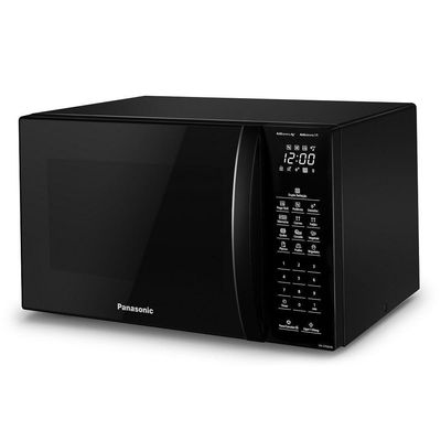Micro Ondas Panasonic 34 L Dupla Refeição 900W Nnst66nbrun Preto 110V
