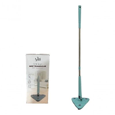 Rodo Mop Triangular Giratório Com 2 Refis Limpeza Completa