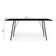 Mesa Sala De Jantar Paraty Preto 150x90cm Tampo Preto