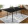 Mesa Sala De Jantar Paraty Preto 150x90cm Tampo Preto