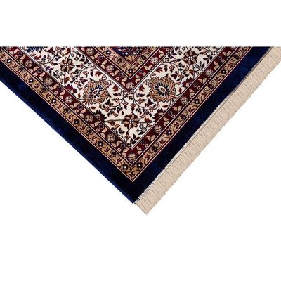 Tapete Para Sala Belga Bruxelas 7 Azul 1,00x1,40m - Edantex
