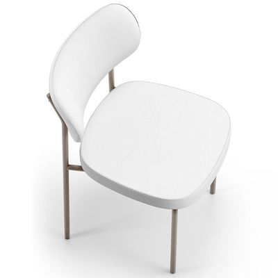 Kit 02 Cadeiras Decorativas Para Sala De Jantar Melina Base Arena L02 Facto Branco - Lyam Decor