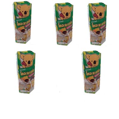 Kit 5 Biscoitos Koala Recheio Chocolate Importado Japonês