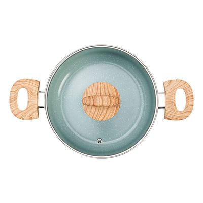 Conjunto de Panelas 5 Peças Brinox Botanika com Antiaderente Cerâmico Verde