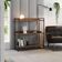 Aparador Industrial 3 Prateleiras Córdoba 95cm Preto E Carvalho Marrom