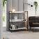 Aparador Industrial 3 Prateleiras Córdoba 95cm Preto E Branco