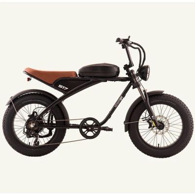 Bicicleta Elétrica Oggi Streetgo 20 S17 Shimano Tourney 7V Preta