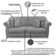 Sofa 3 Lugares Retro Polo 200cm Com Almofada Veludo 2938 Ezz 2938