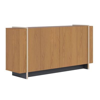 Buffet Aparador com 4 Portas 160x79cm Copacabana Colibri Freijó Dourado