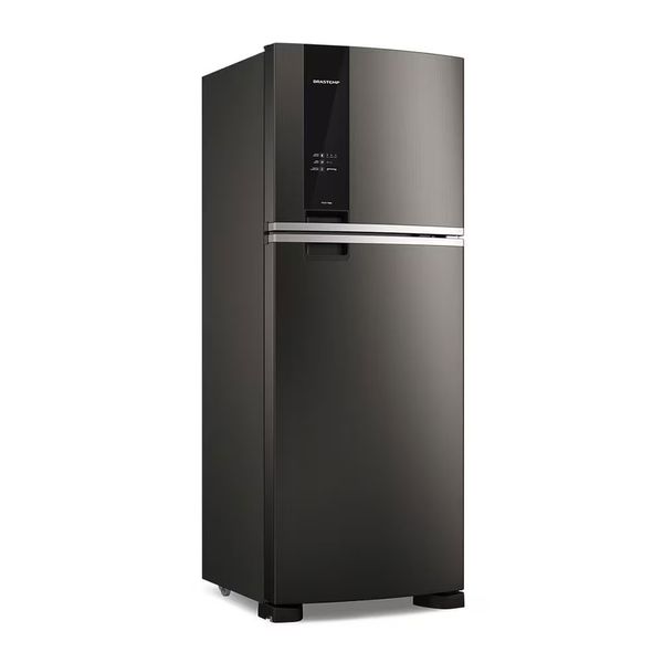 Geladeira Brastemp Duplex BRM55FE Frost Free com Painel Click Black e Turbo Freezer 463L Inox / 220V