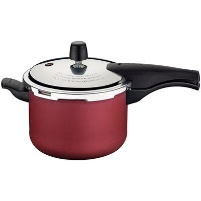 Conjunto de Panelas 5 Peças Tramontina Turim em Alumínio com Revestimento Antiaderente Starflon Max Vermelho
