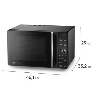Forno de Micro-ondas Electrolux Efficient ME23P com Descongelamento Assistido - 23L Preto / 110V
