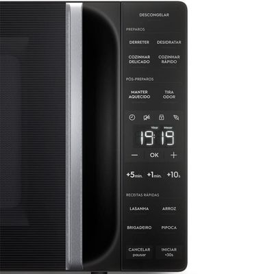 Forno de Micro-ondas Electrolux Efficient ME23P com Descongelamento Assistido - 23L Preto / 110V