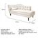 Divã Recamier Diana Lado Direito 120cm Corano Adj Decor Branco